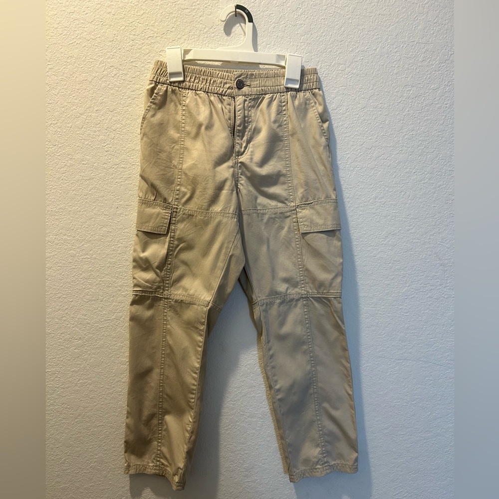 GAP brand girl's school pants size 10 beige color.